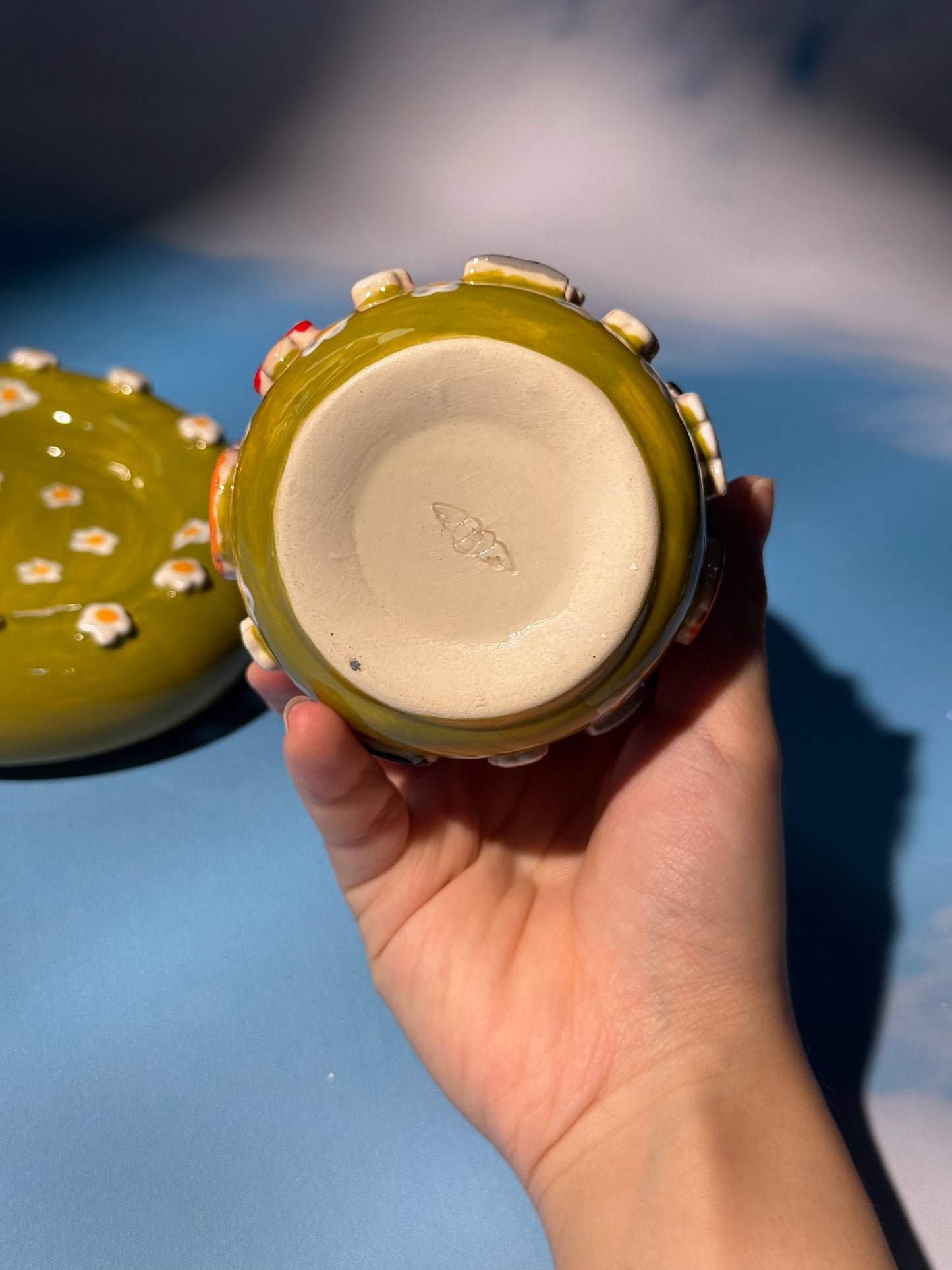 GHOSTY MUG SAUCER SET 4
