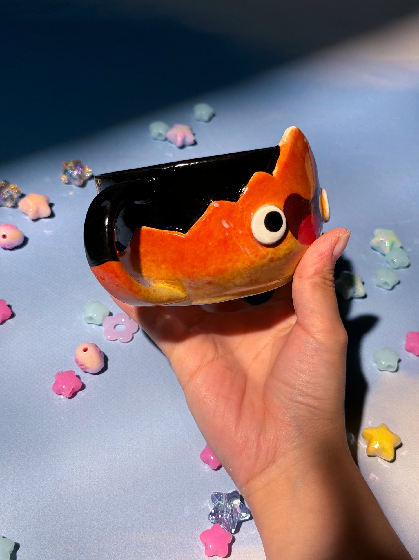 Calcifer mug 1