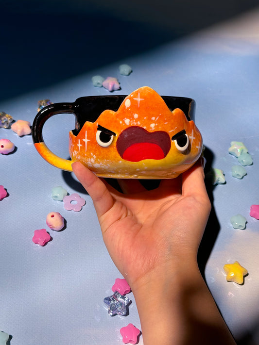 Calcifer mug 3