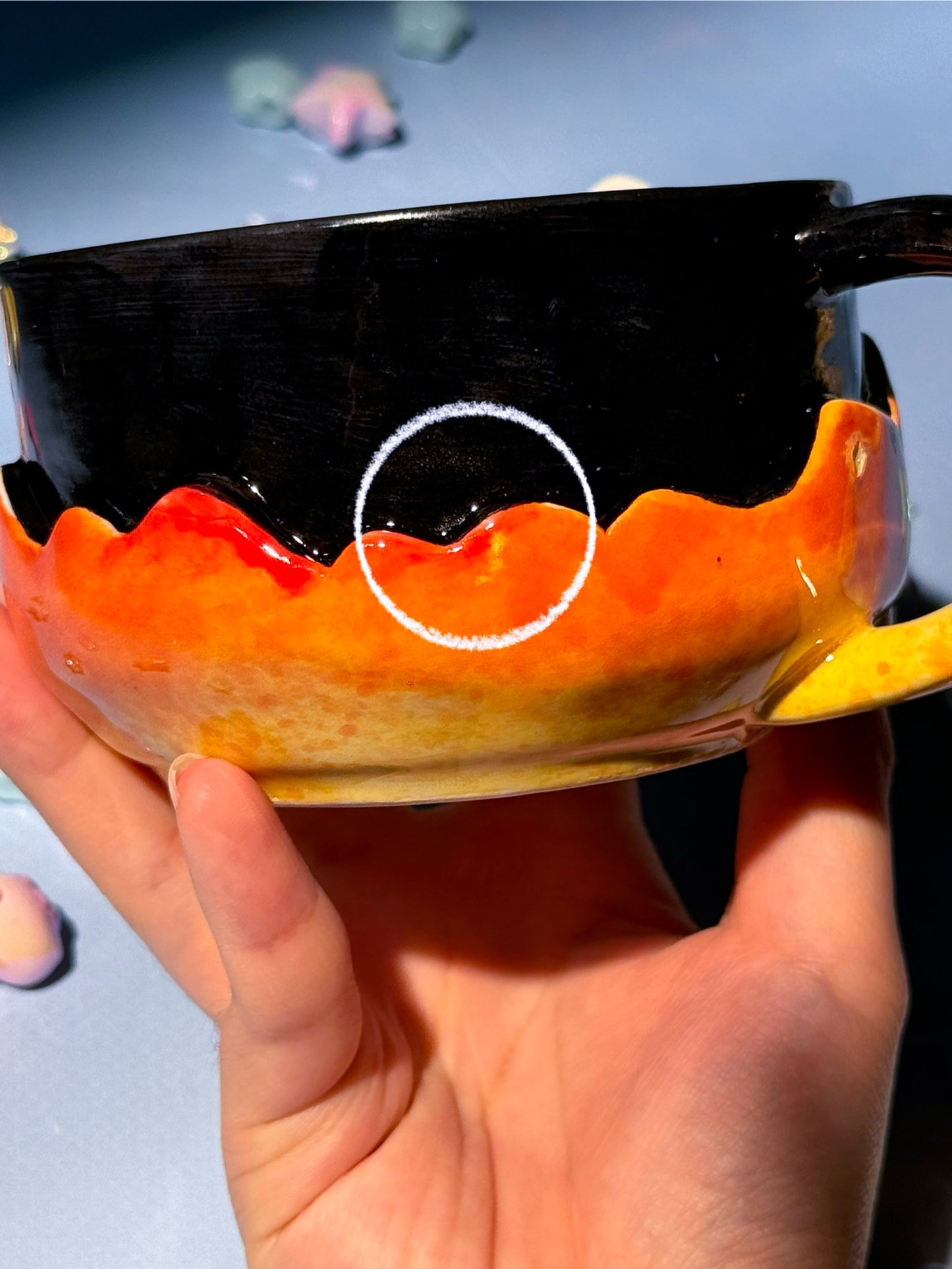 Calcifer mug 4