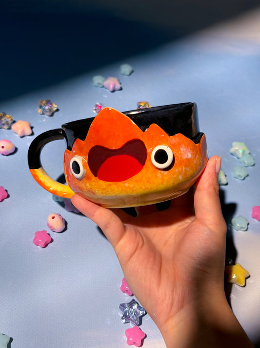 Calcifer mug 2