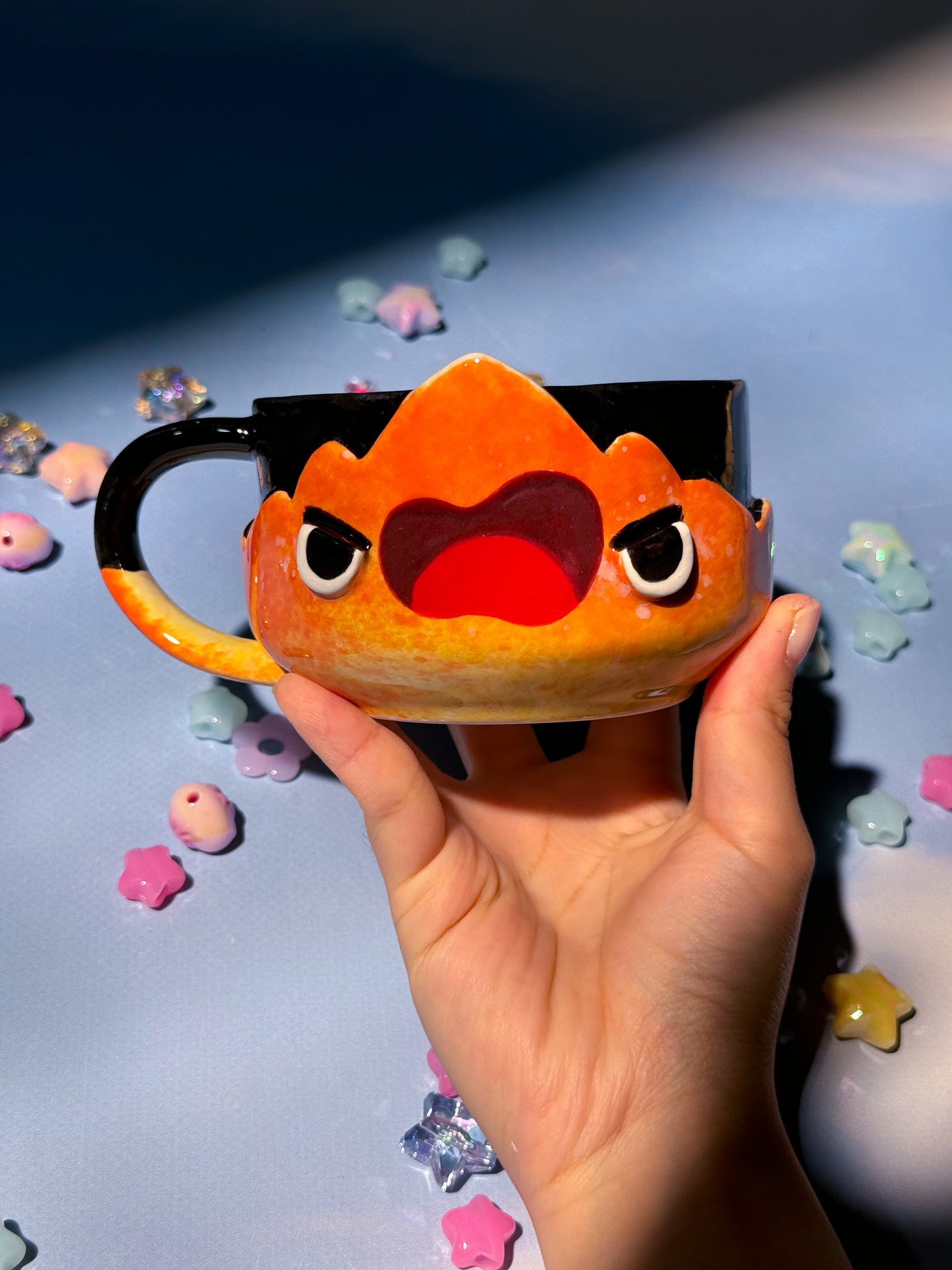 Calcifer mug 4