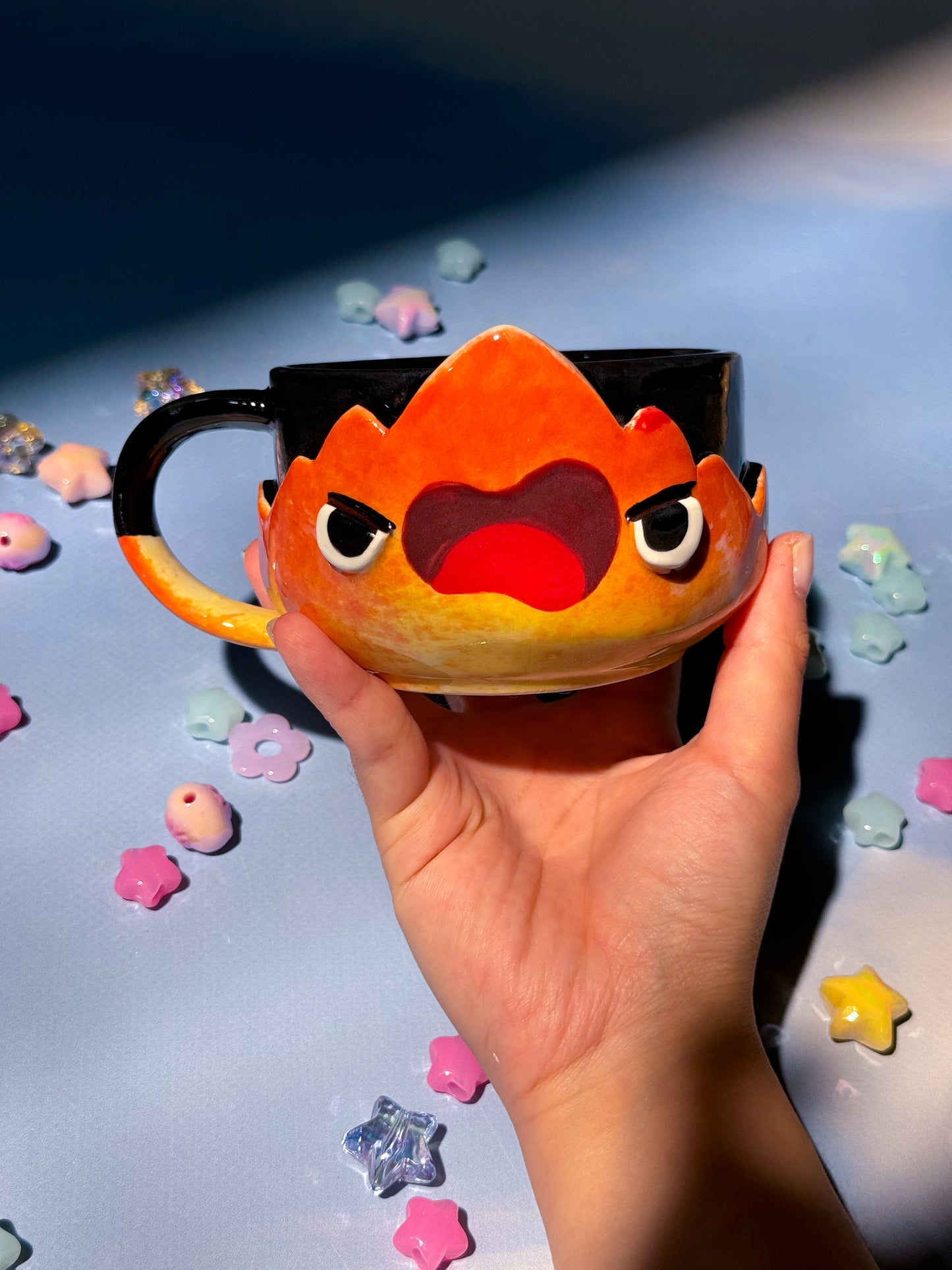 Calcifer mug 5