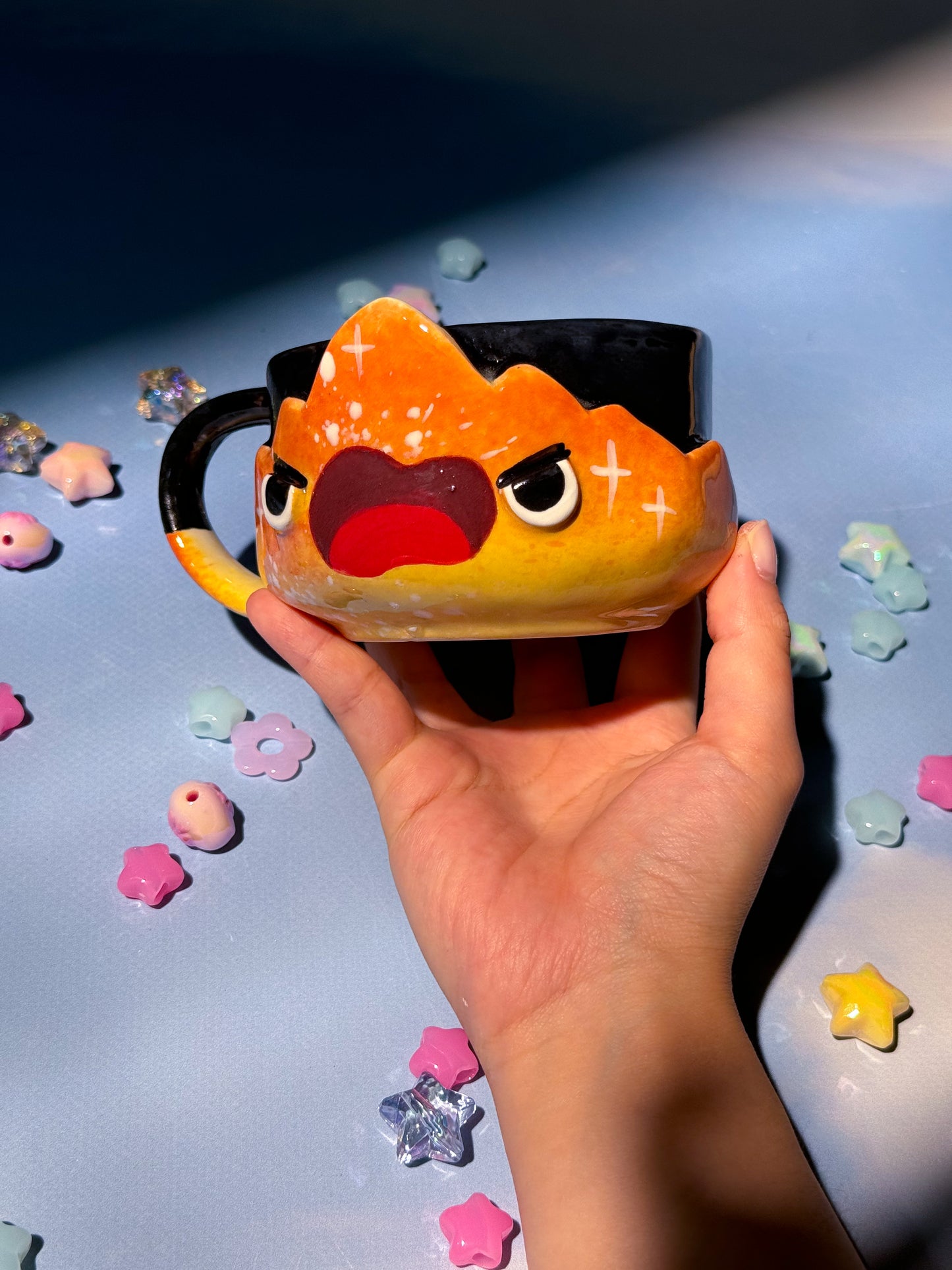 Calcifer mug 3