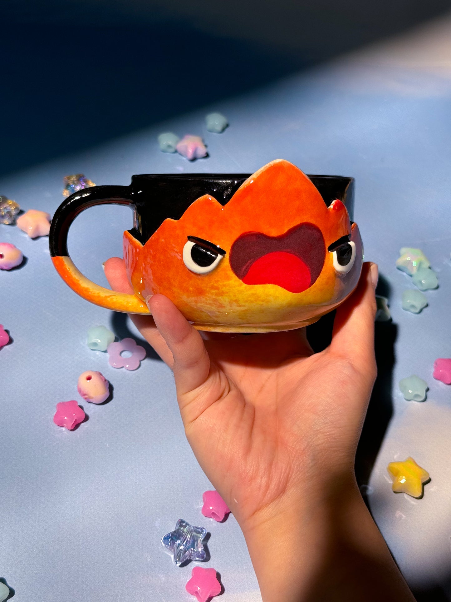 Calcifer mug 5