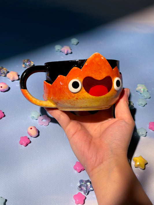 Calcifer mug 1