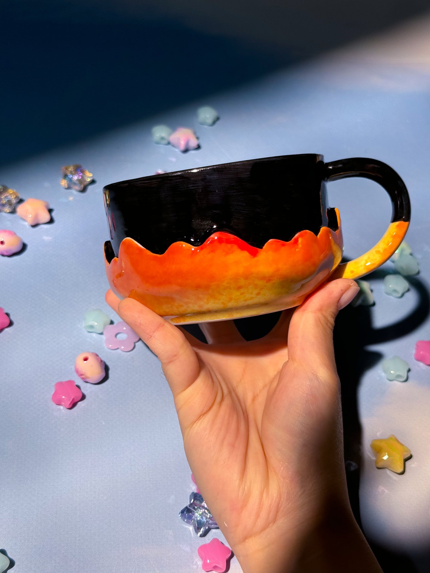 Calcifer mug 4