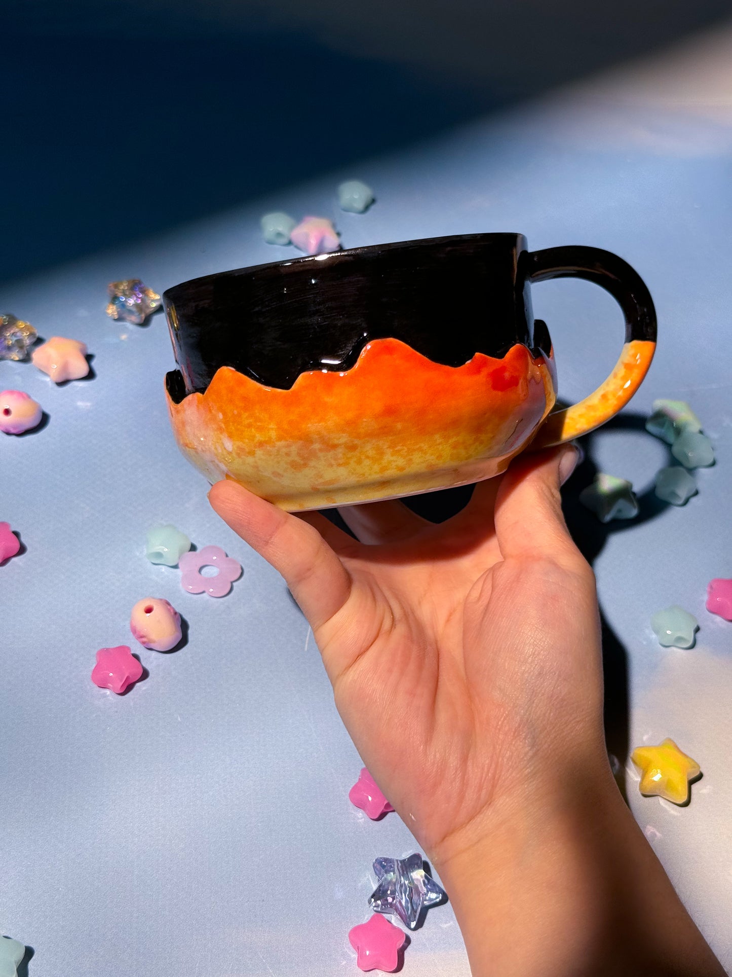 Calcifer mug 1