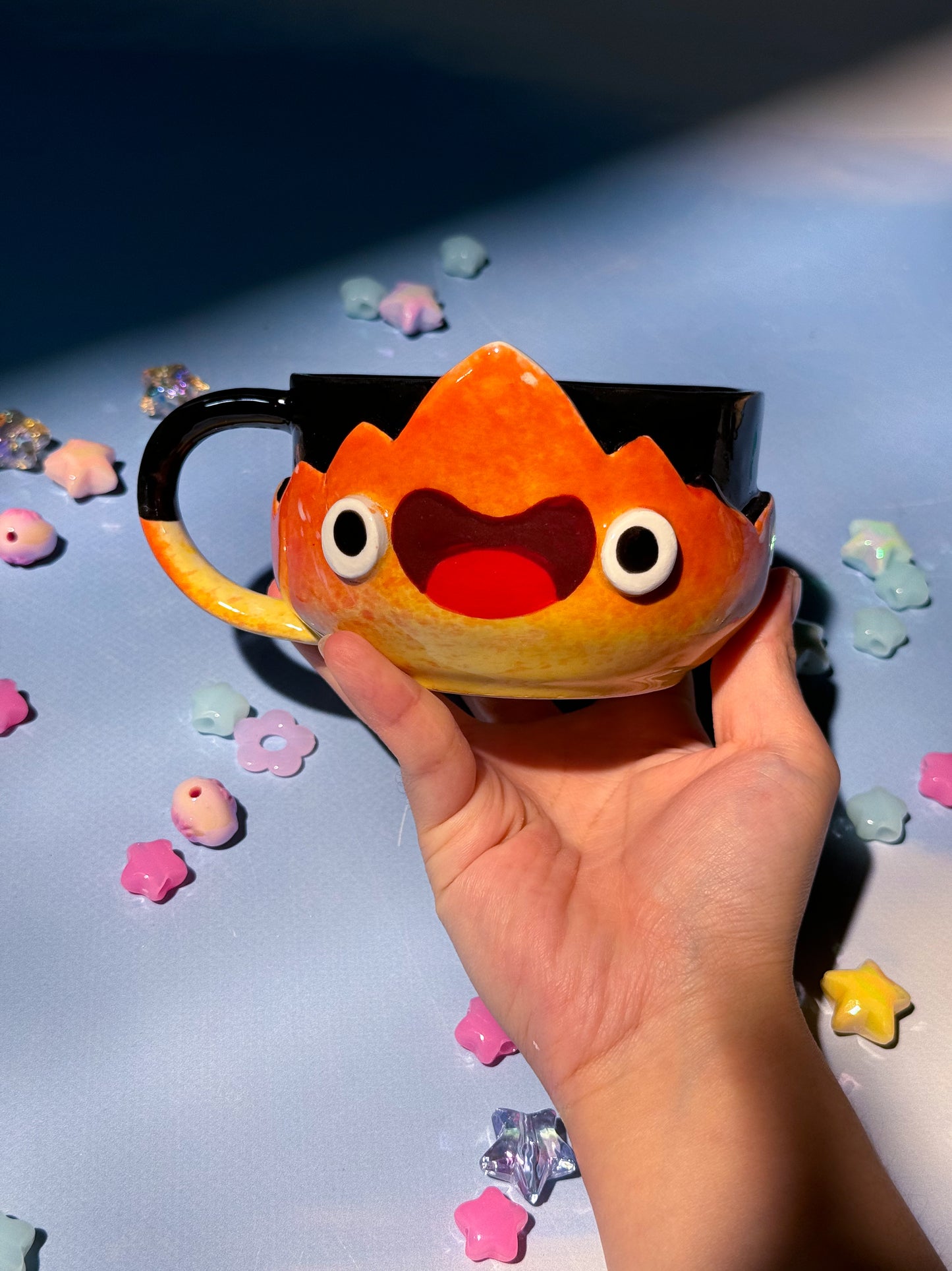 Calcifer mug 1