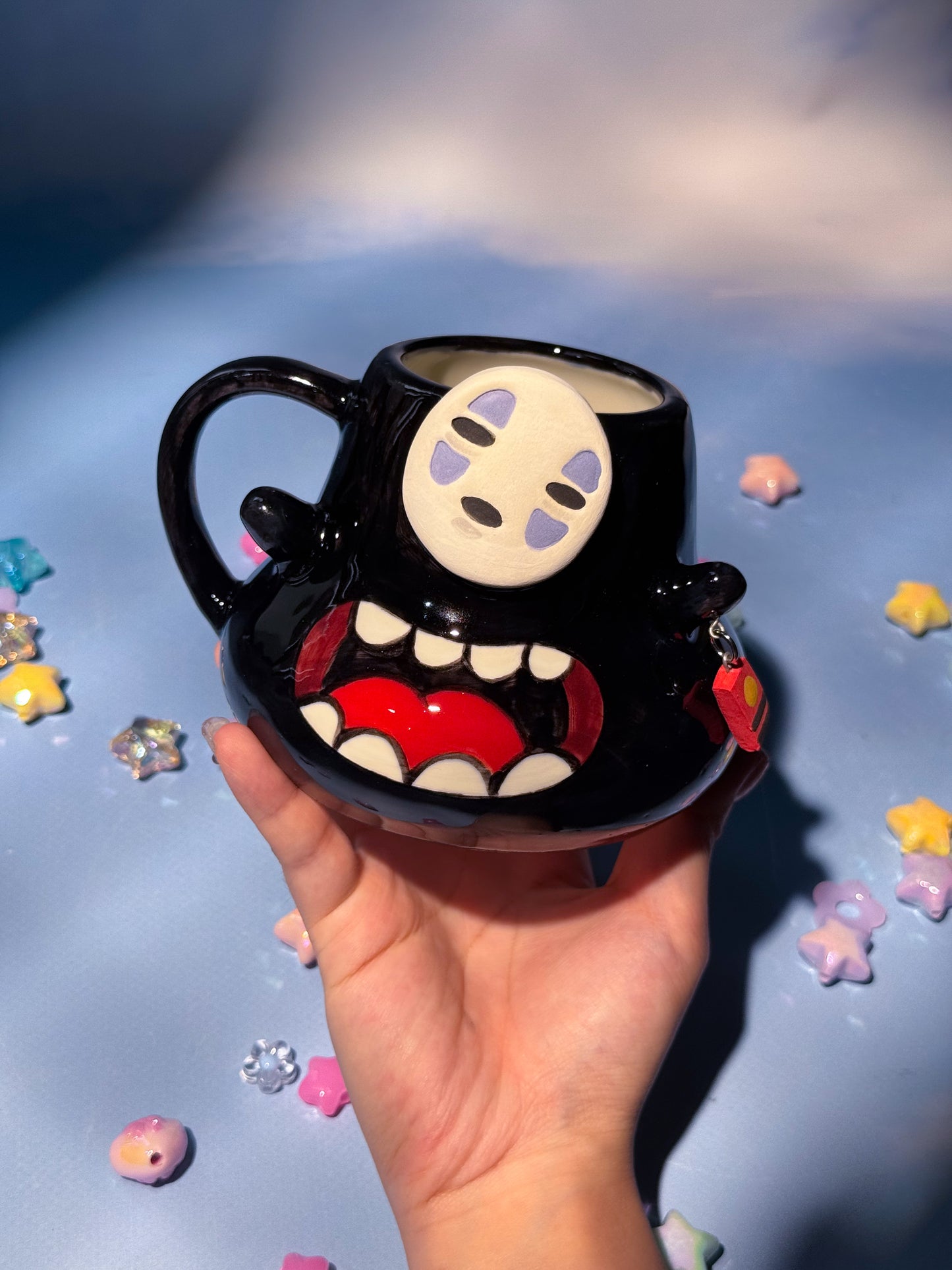 Giant No Face Mug 2 (unglazed mask)