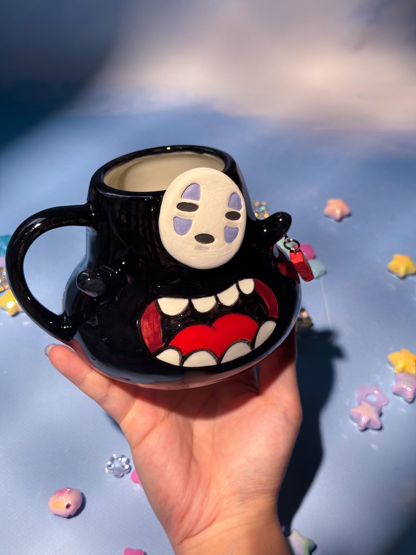 Giant No Face Mug 2 (unglazed mask)