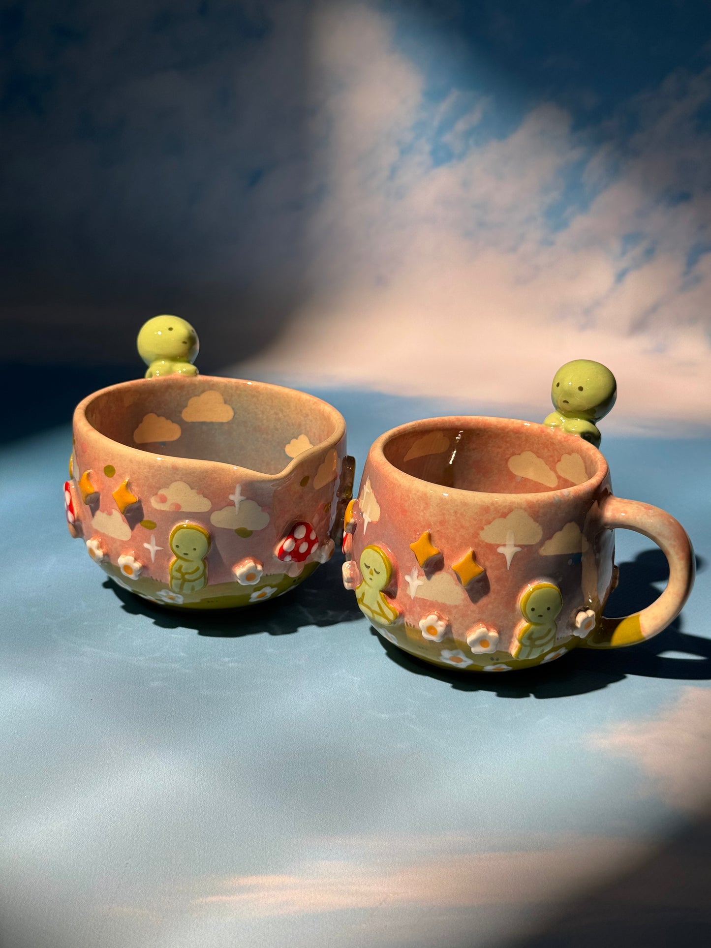 SMISKJ MUG + BOWL MUSHROOM SET 1