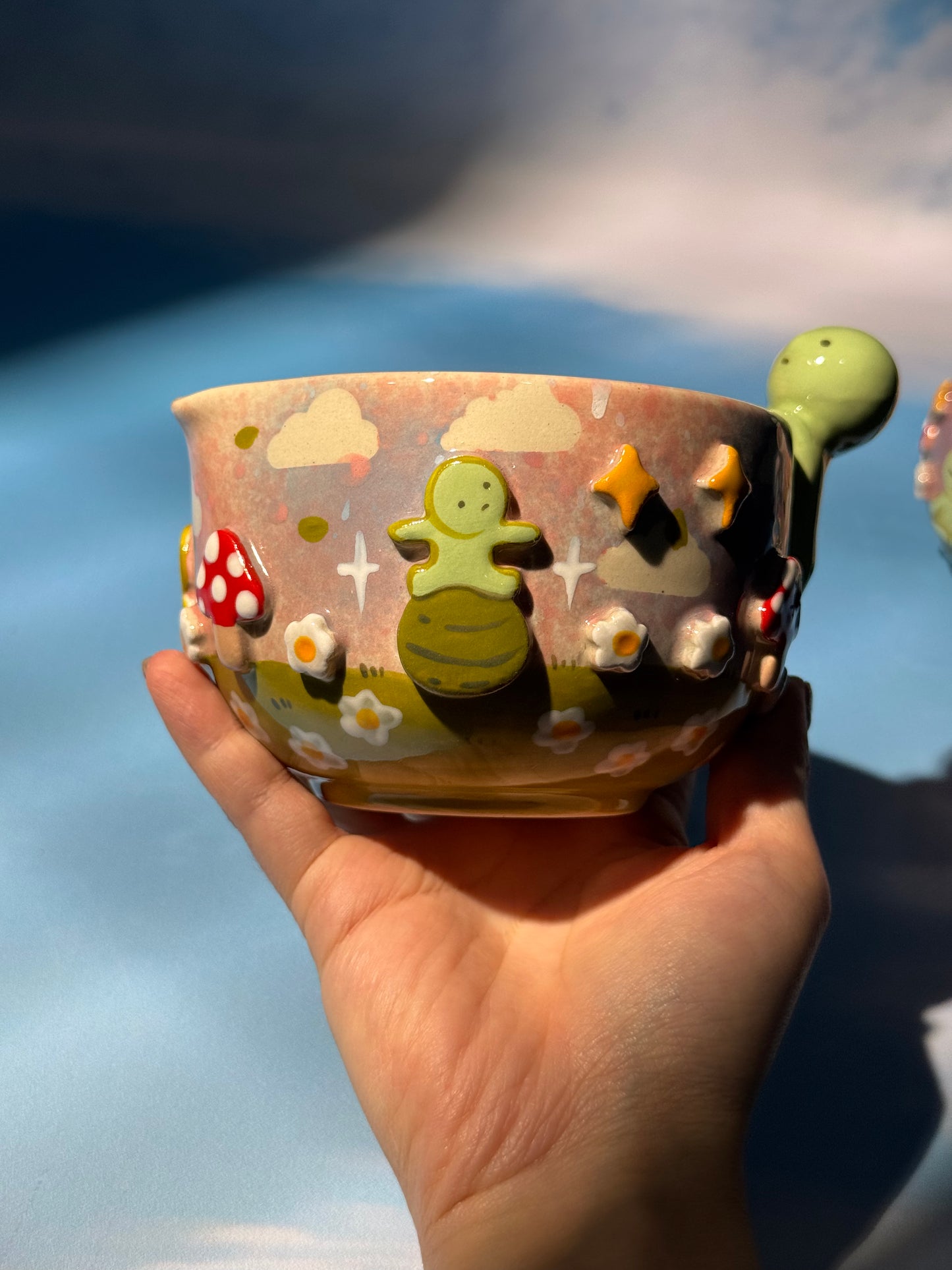 SMISKJ MUG + BOWL MUSHROOM SET 1