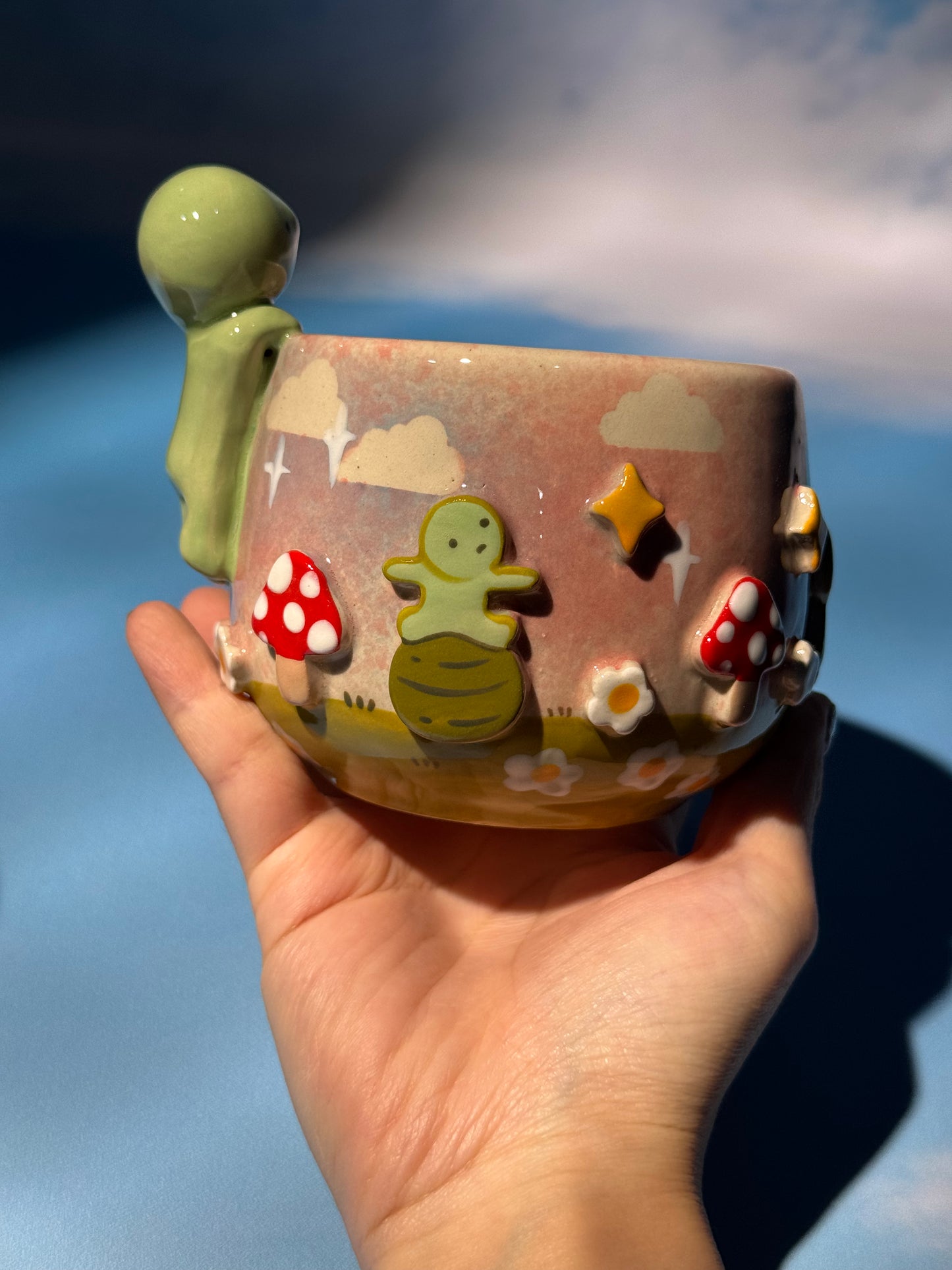 SMISKJ MUG + BOWL MUSHROOM SET 1