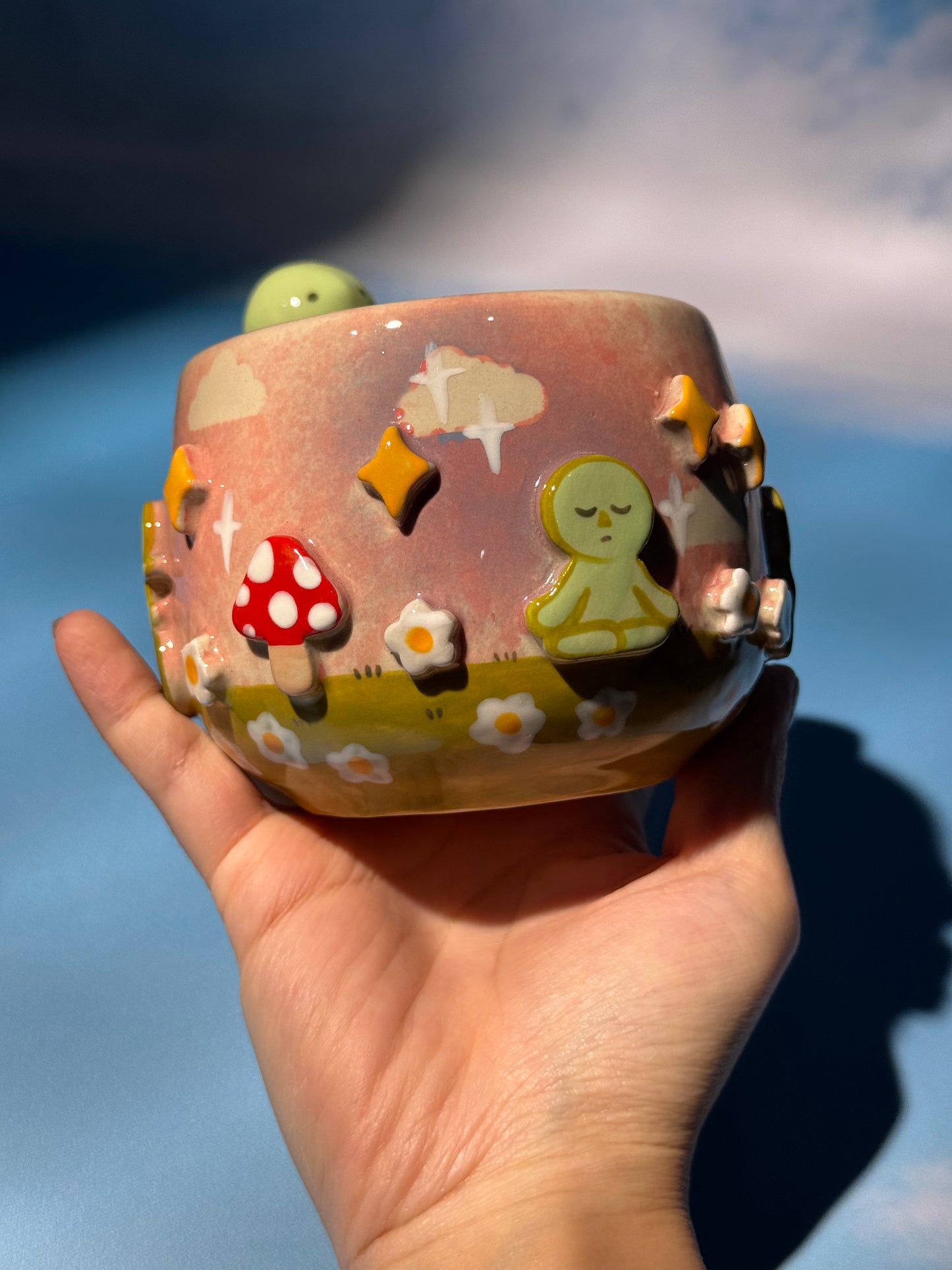 SMISKJ MUG + BOWL MUSHROOM SET 1