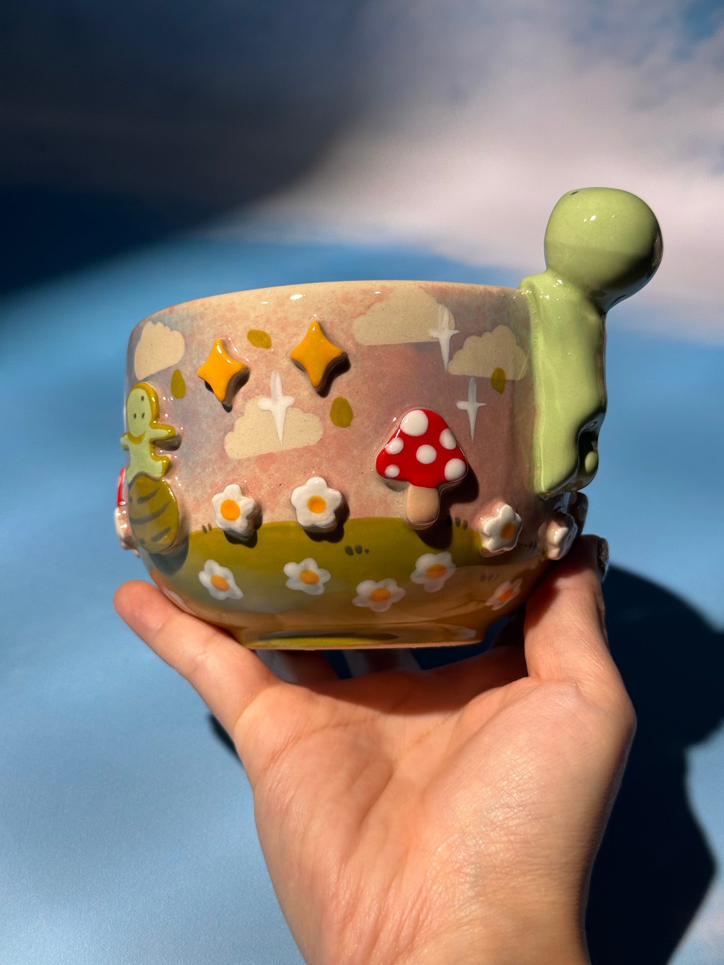 SMISKJ MUG + BOWL MUSHROOM SET 2