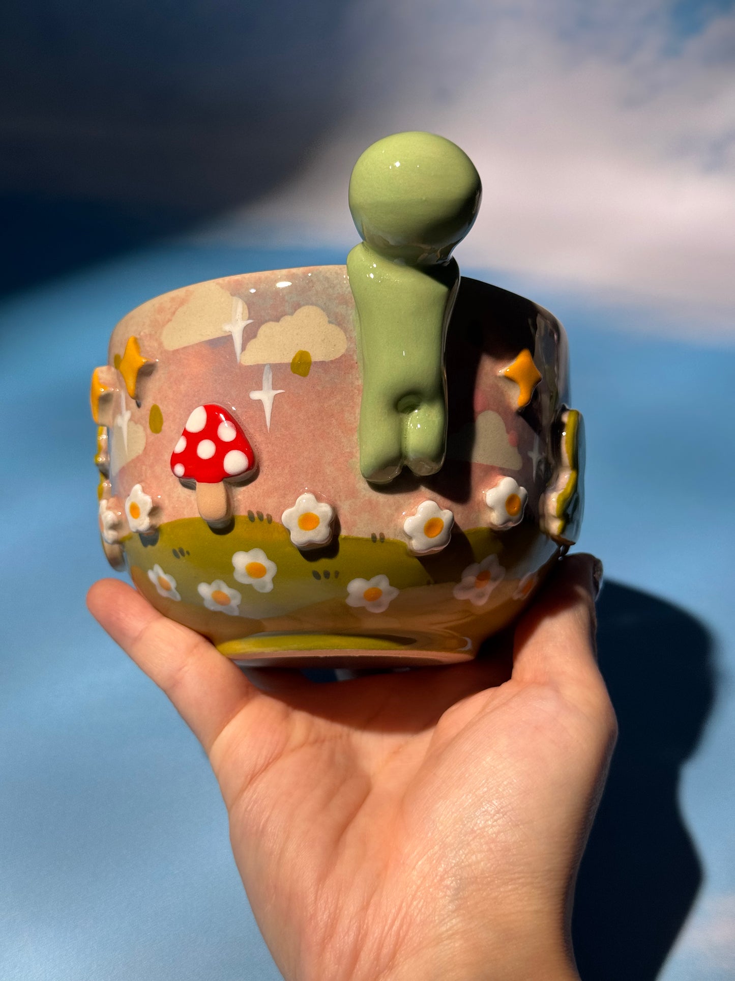 SMISKJ MUG + BOWL MUSHROOM SET 2
