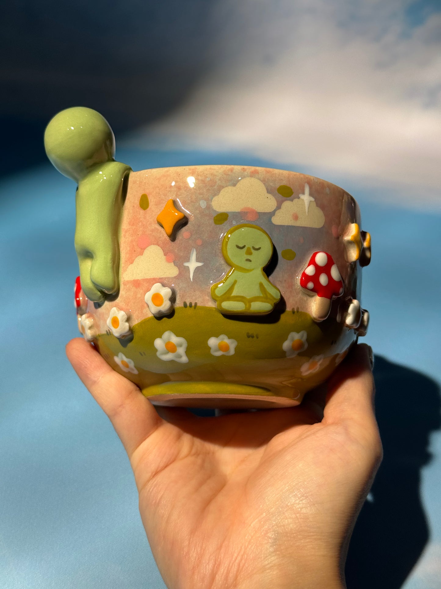 SMISKJ MUG + BOWL MUSHROOM SET 2
