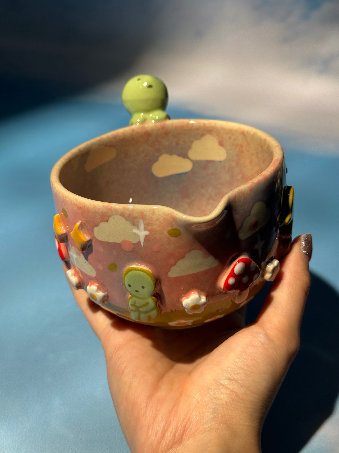 SMISKJ MUG + BOWL MUSHROOM SET 2