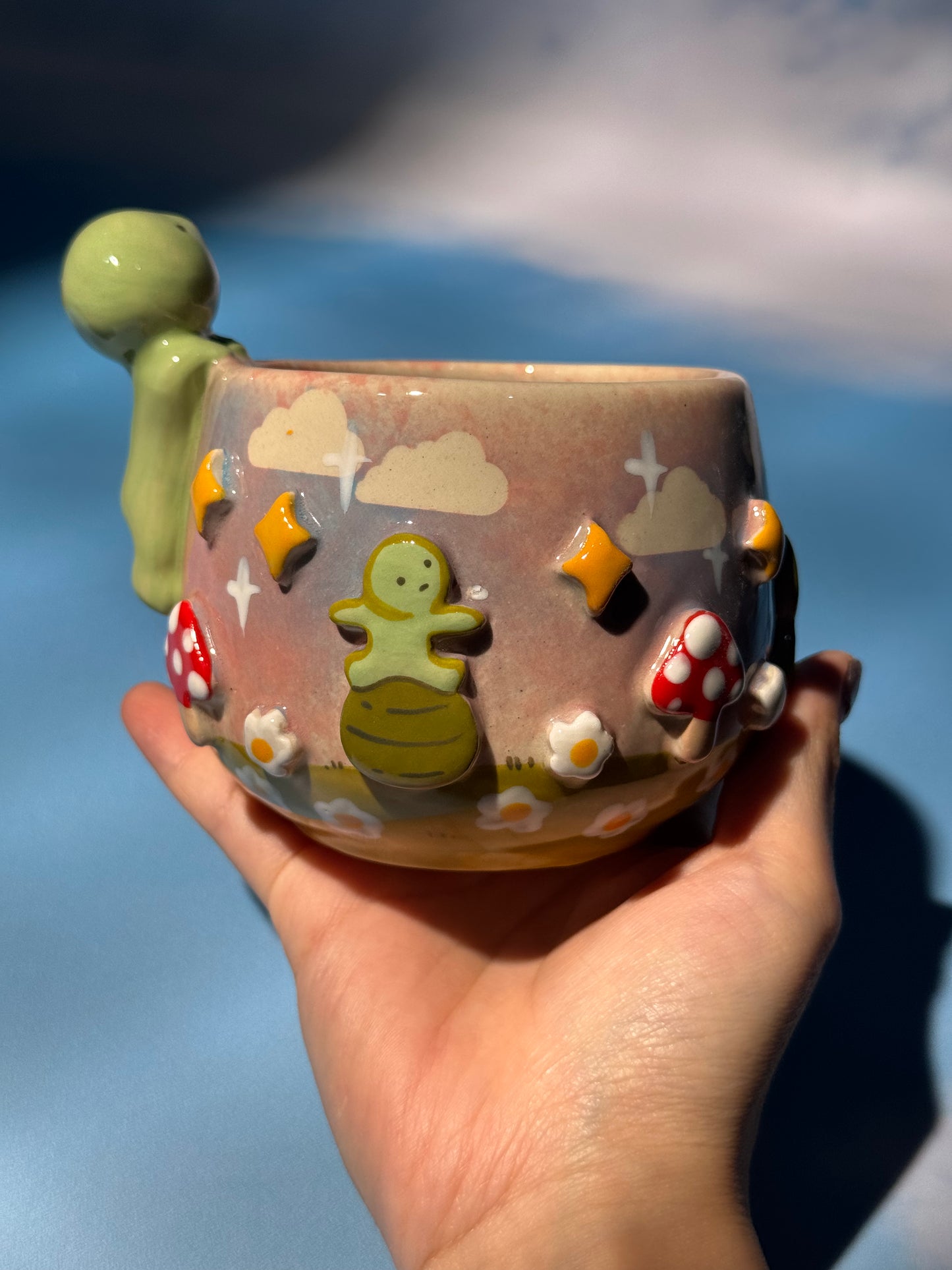 SMISKJ MUG + BOWL MUSHROOM SET 2