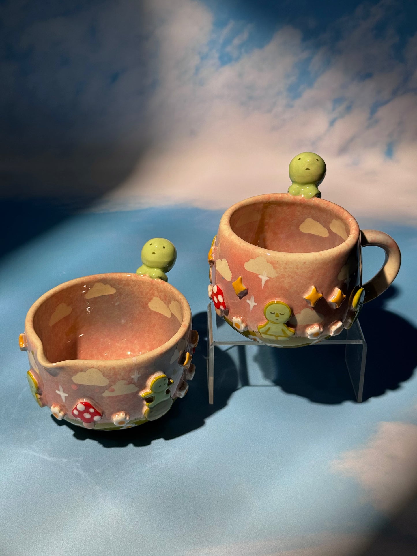 SMISKJ MUG + BOWL MUSHROOM SET 3