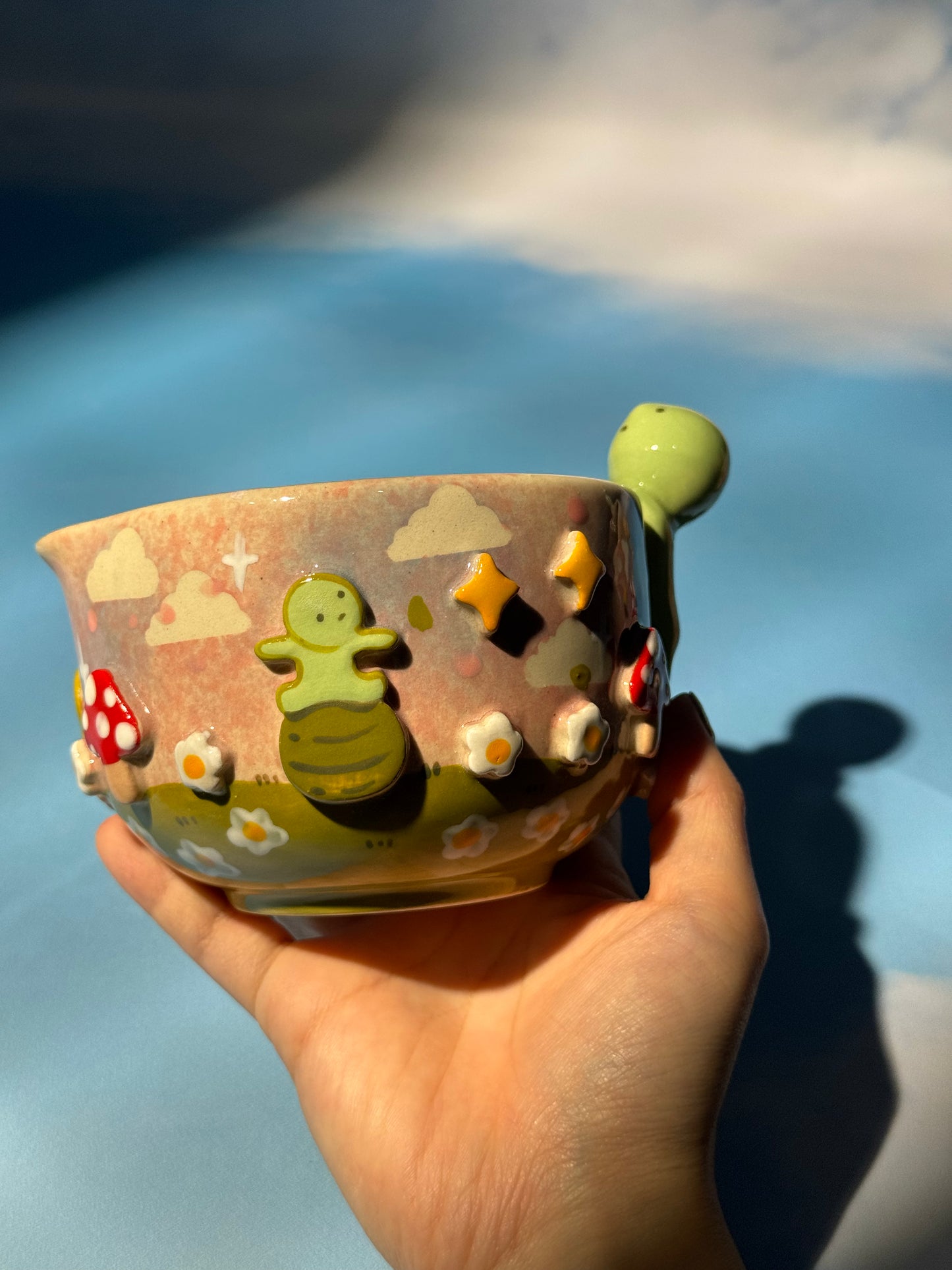 SMISKJ MUG + BOWL MUSHROOM SET 3