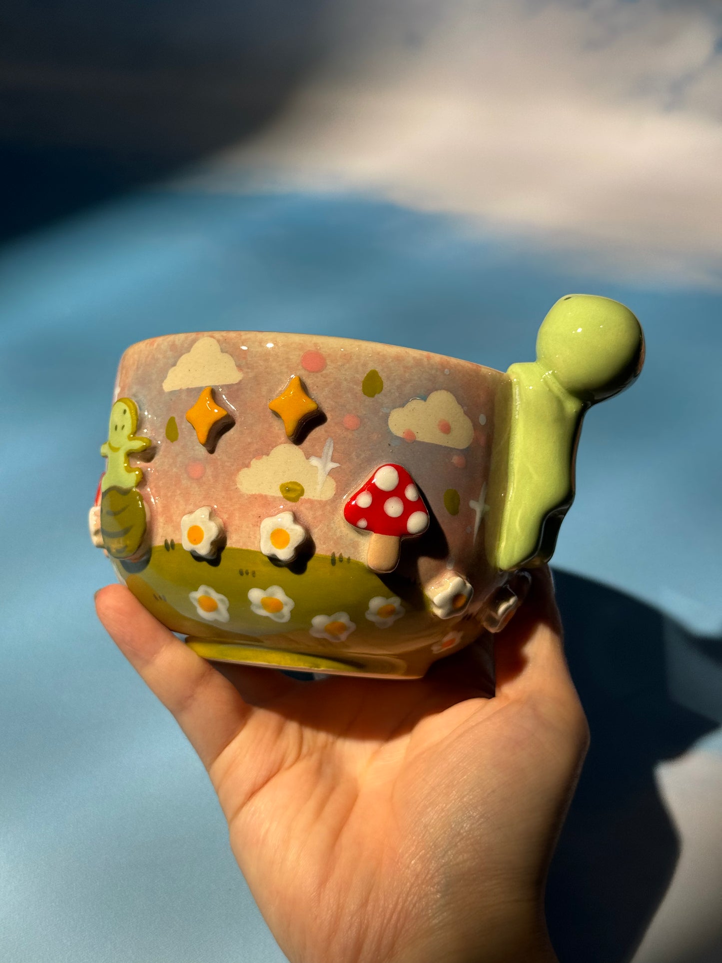 SMISKJ MUG + BOWL MUSHROOM SET 3