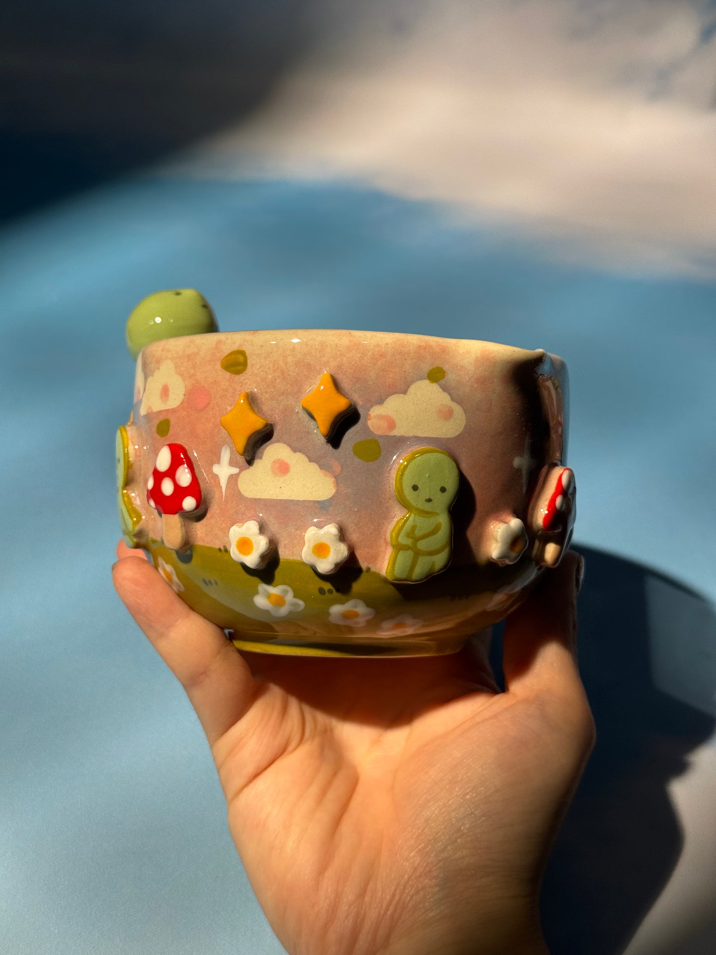 SMISKJ MUG + BOWL MUSHROOM SET 3