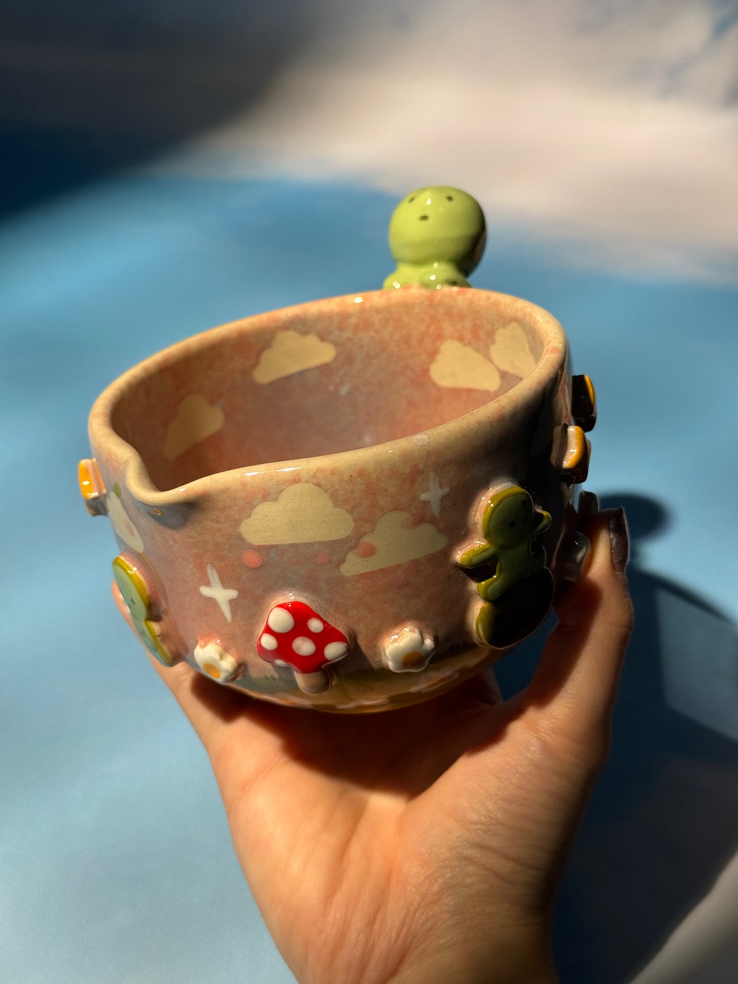 SMISKJ MUG + BOWL MUSHROOM SET 3