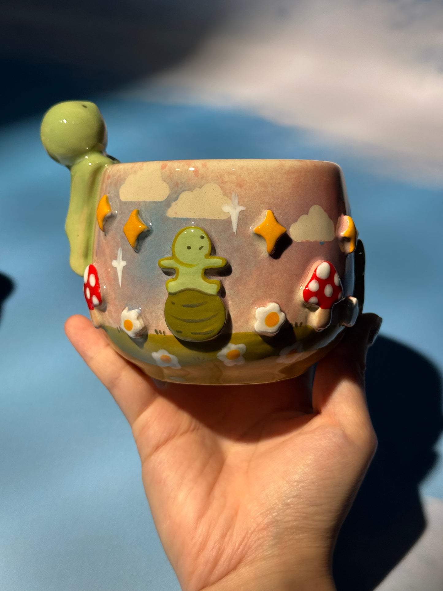 SMISKJ MUG + BOWL MUSHROOM SET 3
