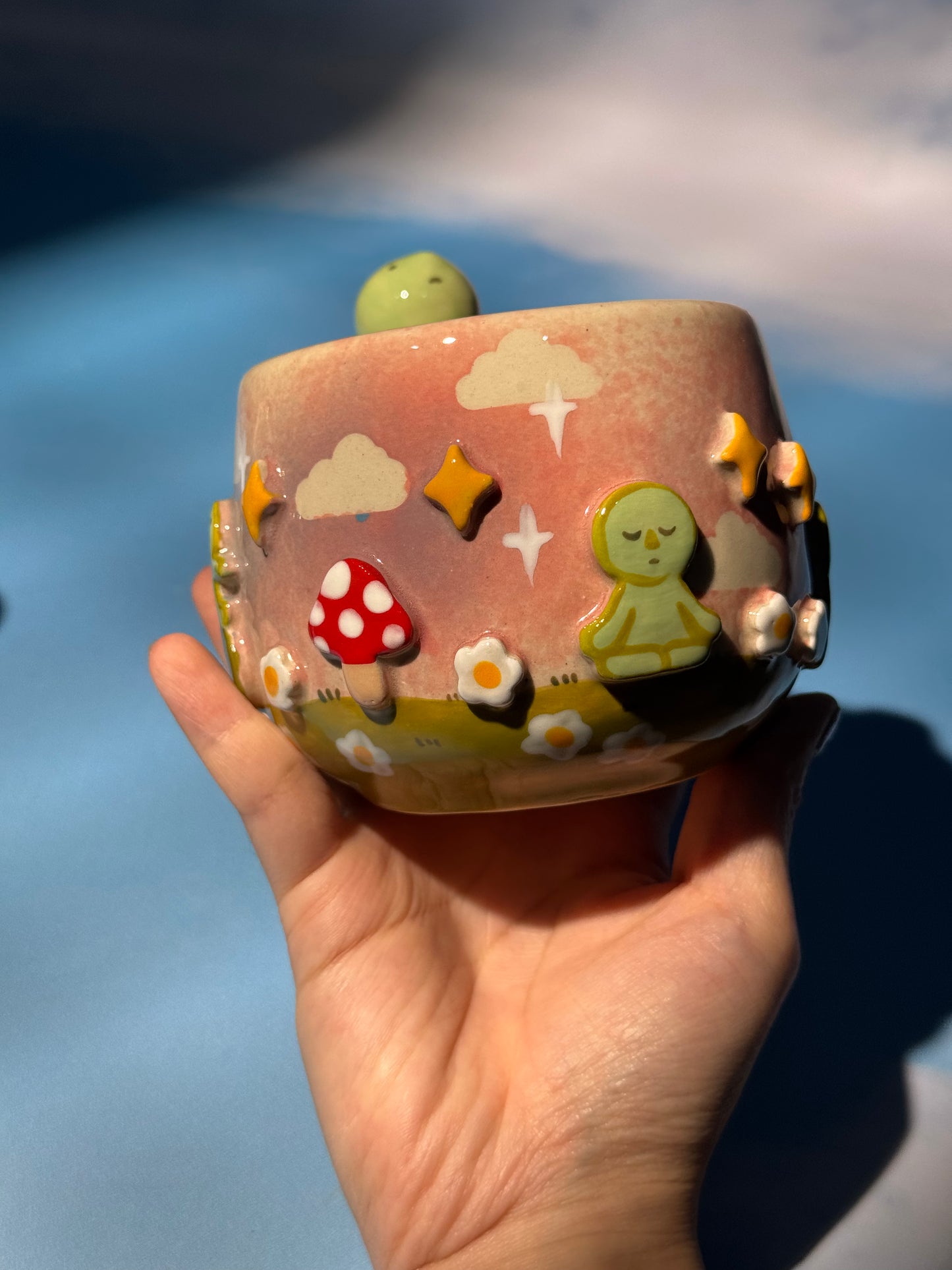 SMISKJ MUG + BOWL MUSHROOM SET 3
