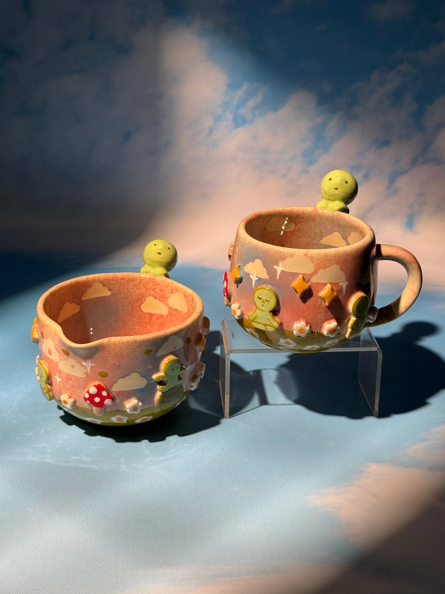 SMISKJ MUG + BOWL MUSHROOM SET 4