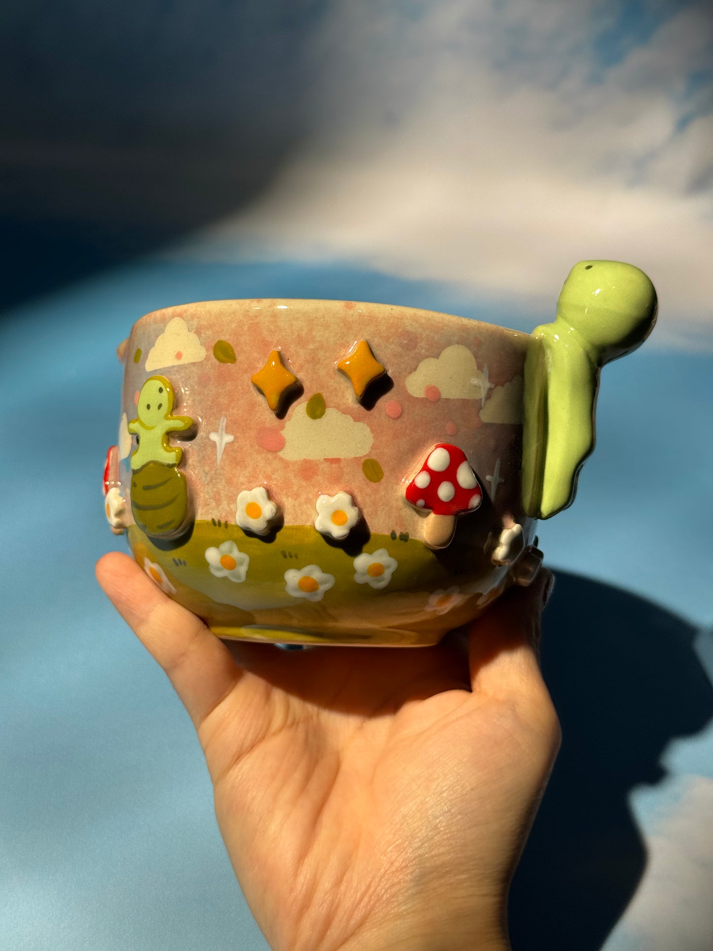 SMISKJ MUG + BOWL MUSHROOM SET 4