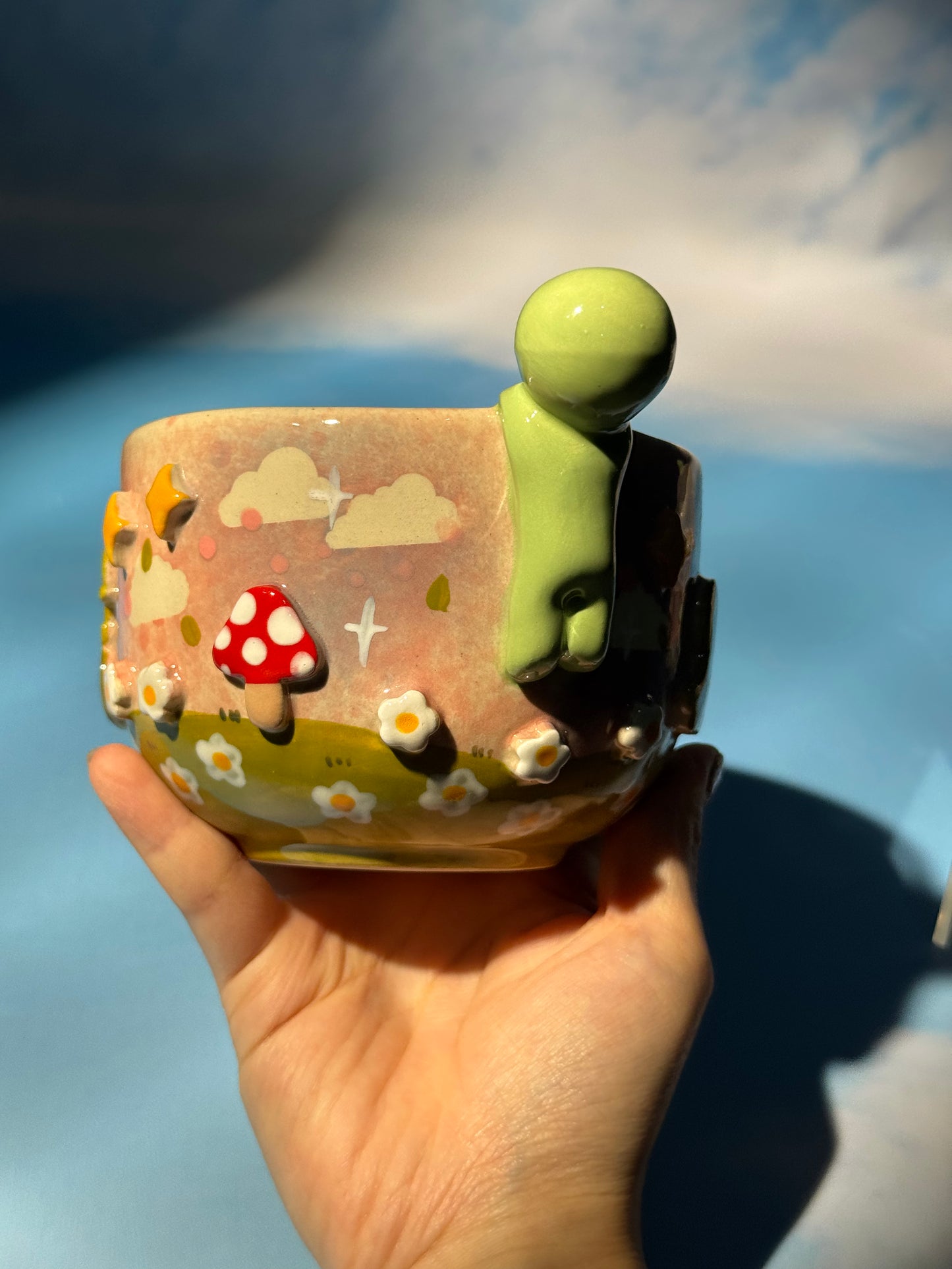 SMISKJ MUG + BOWL MUSHROOM SET 4