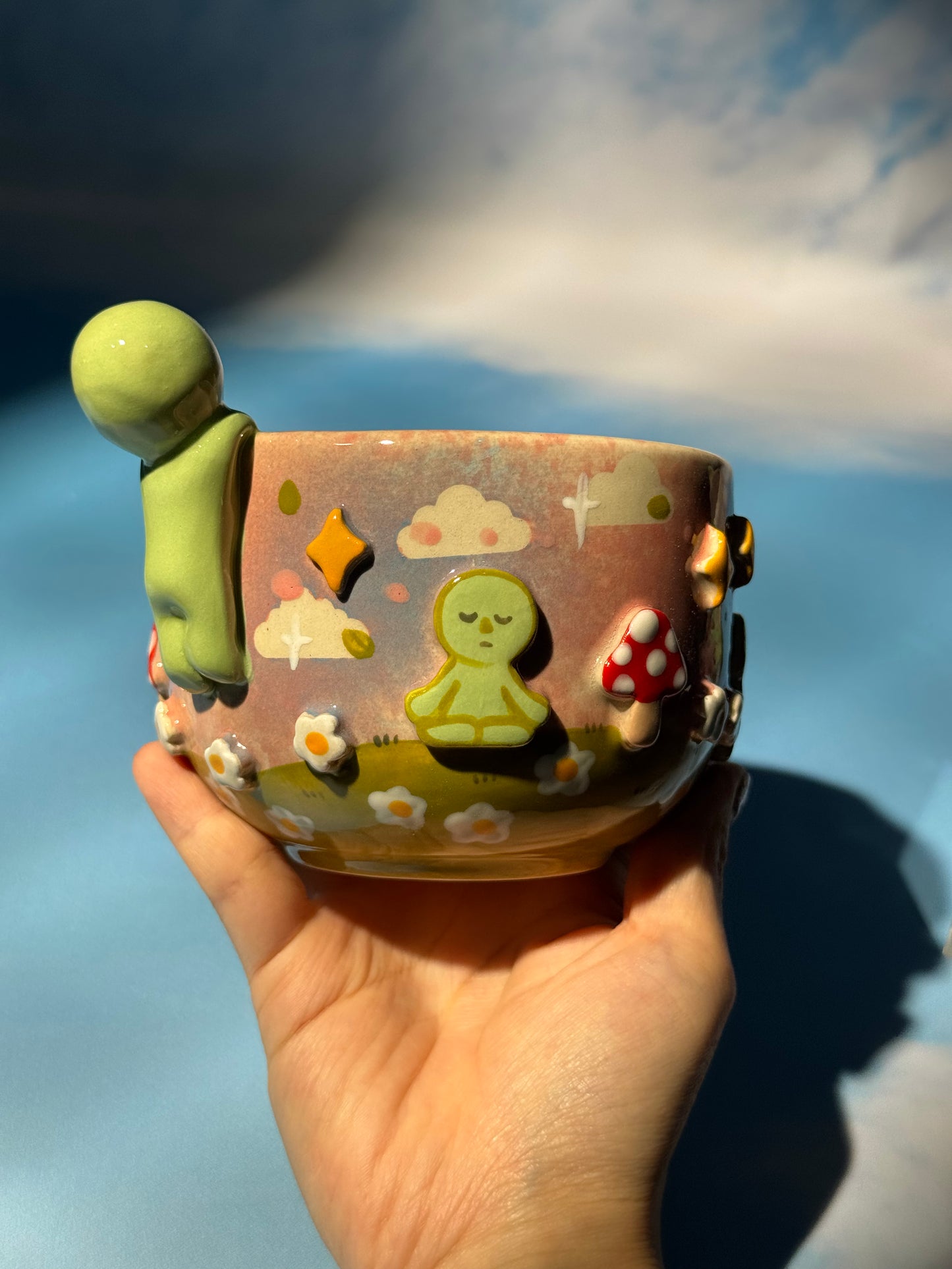 SMISKJ MUG + BOWL MUSHROOM SET 4