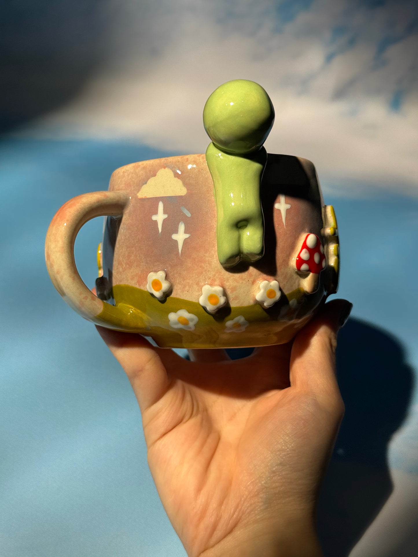 SMISKJ MUG + BOWL MUSHROOM SET 4