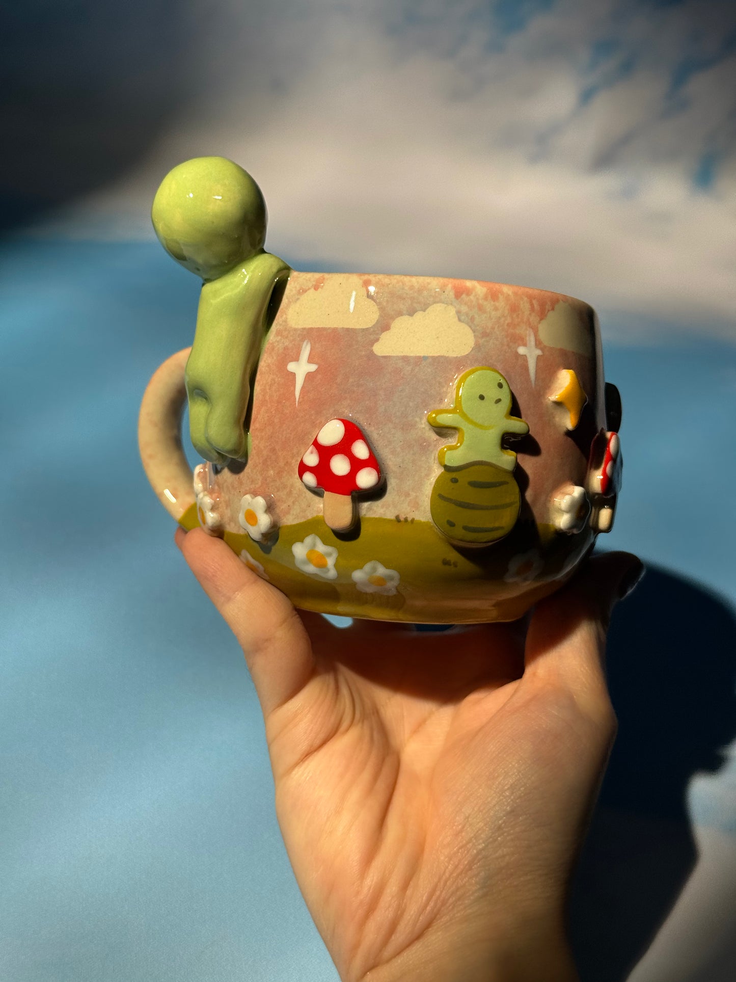 SMISKJ MUG + BOWL MUSHROOM SET 4
