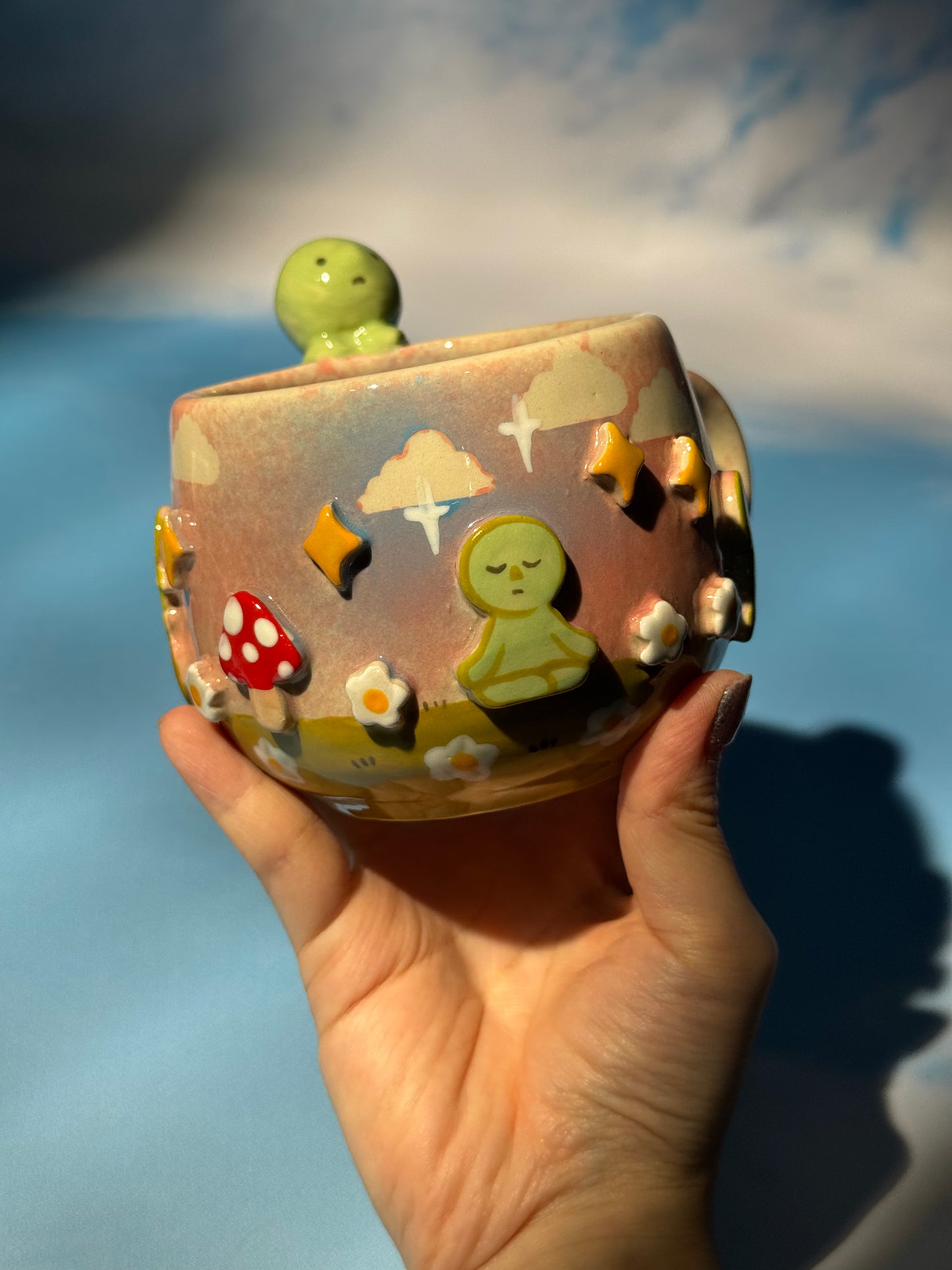 SMISKJ MUG + BOWL MUSHROOM SET 4