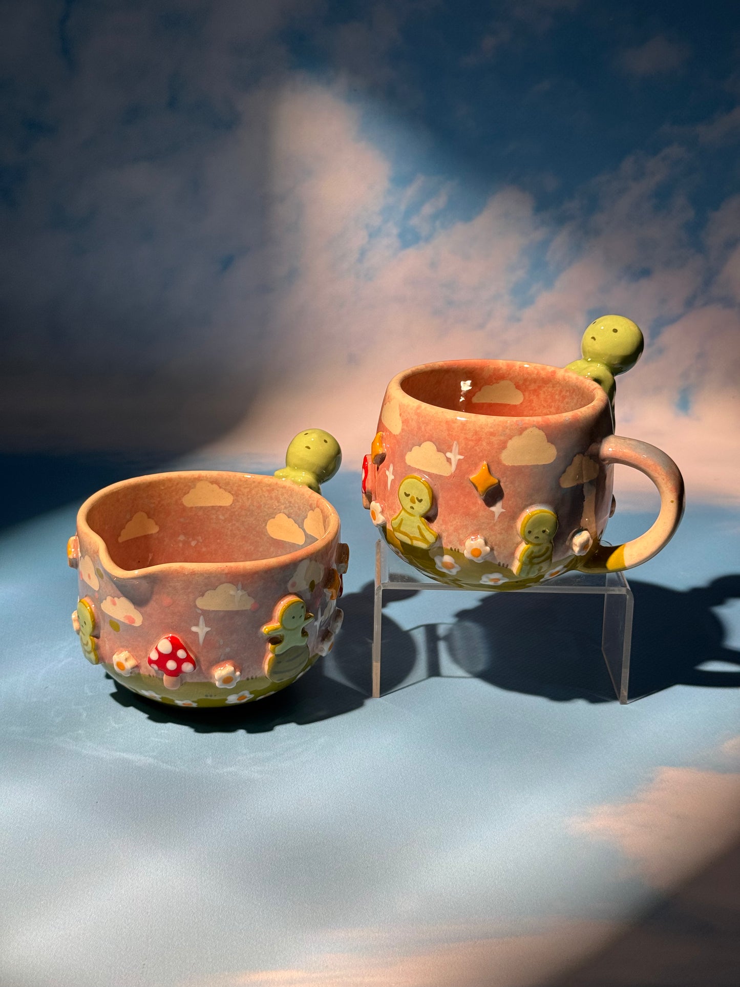 SMISKJ MUG + BOWL MUSHROOM SET 5