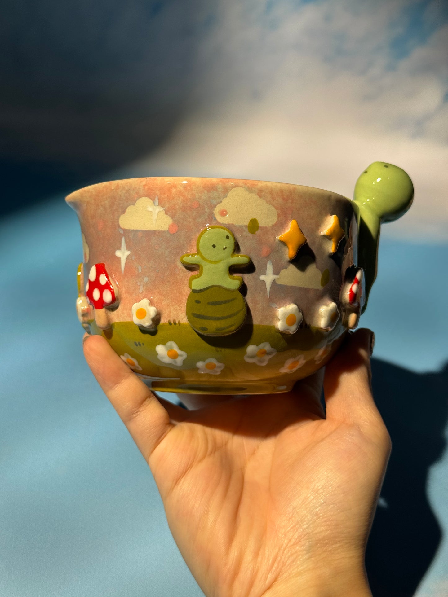 SMISKJ MUG + BOWL MUSHROOM SET 5