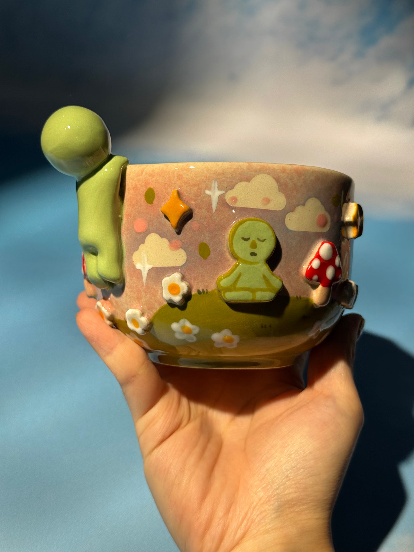 SMISKJ MUG + BOWL MUSHROOM SET 5