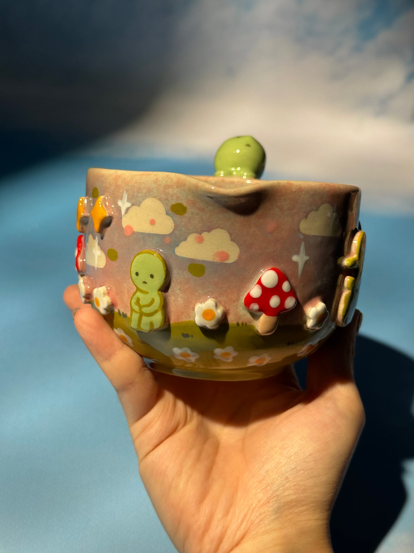 SMISKJ MUG + BOWL MUSHROOM SET 5