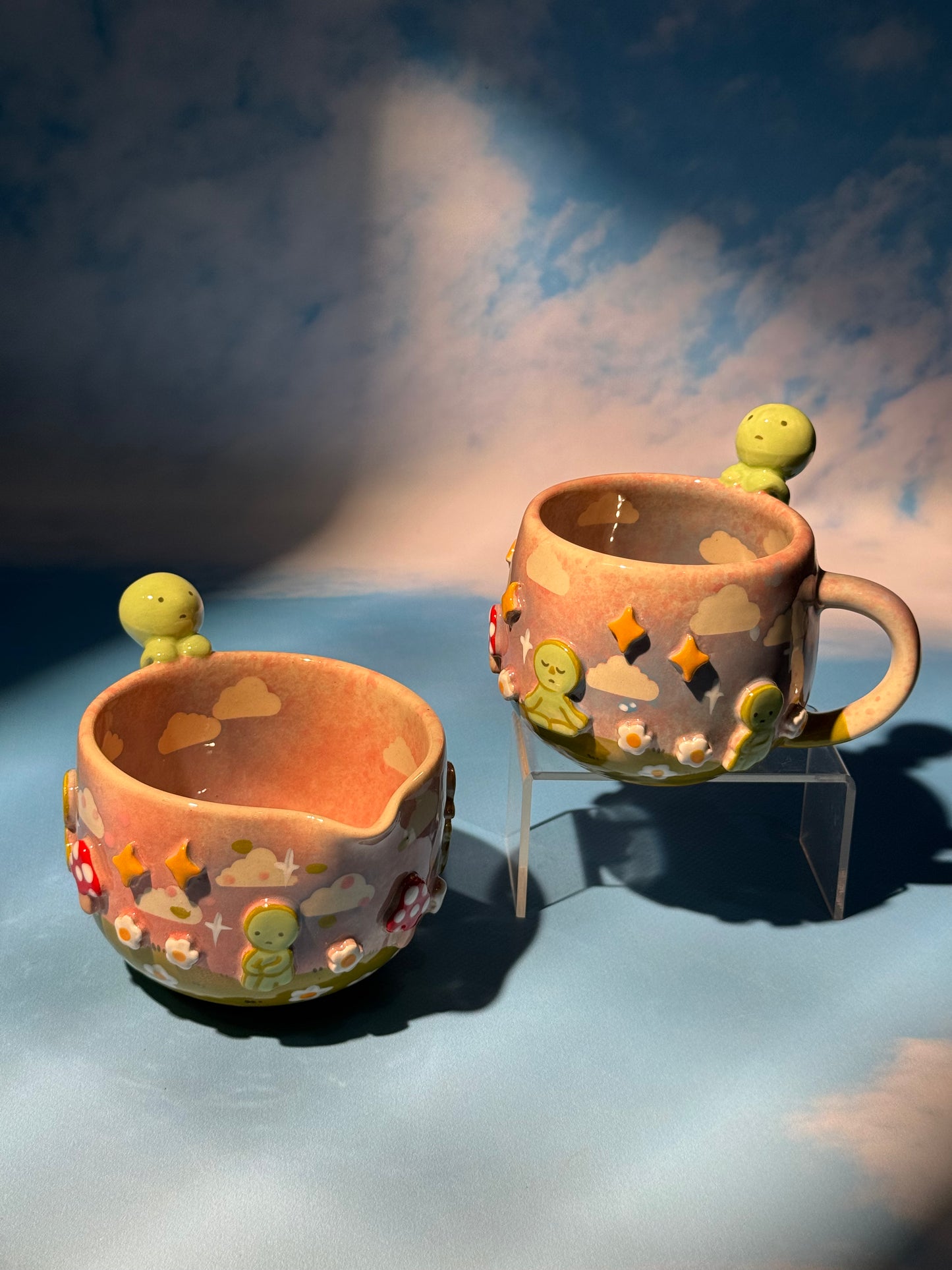 SMISKJ MUG + BOWL MUSHROOM SET 6