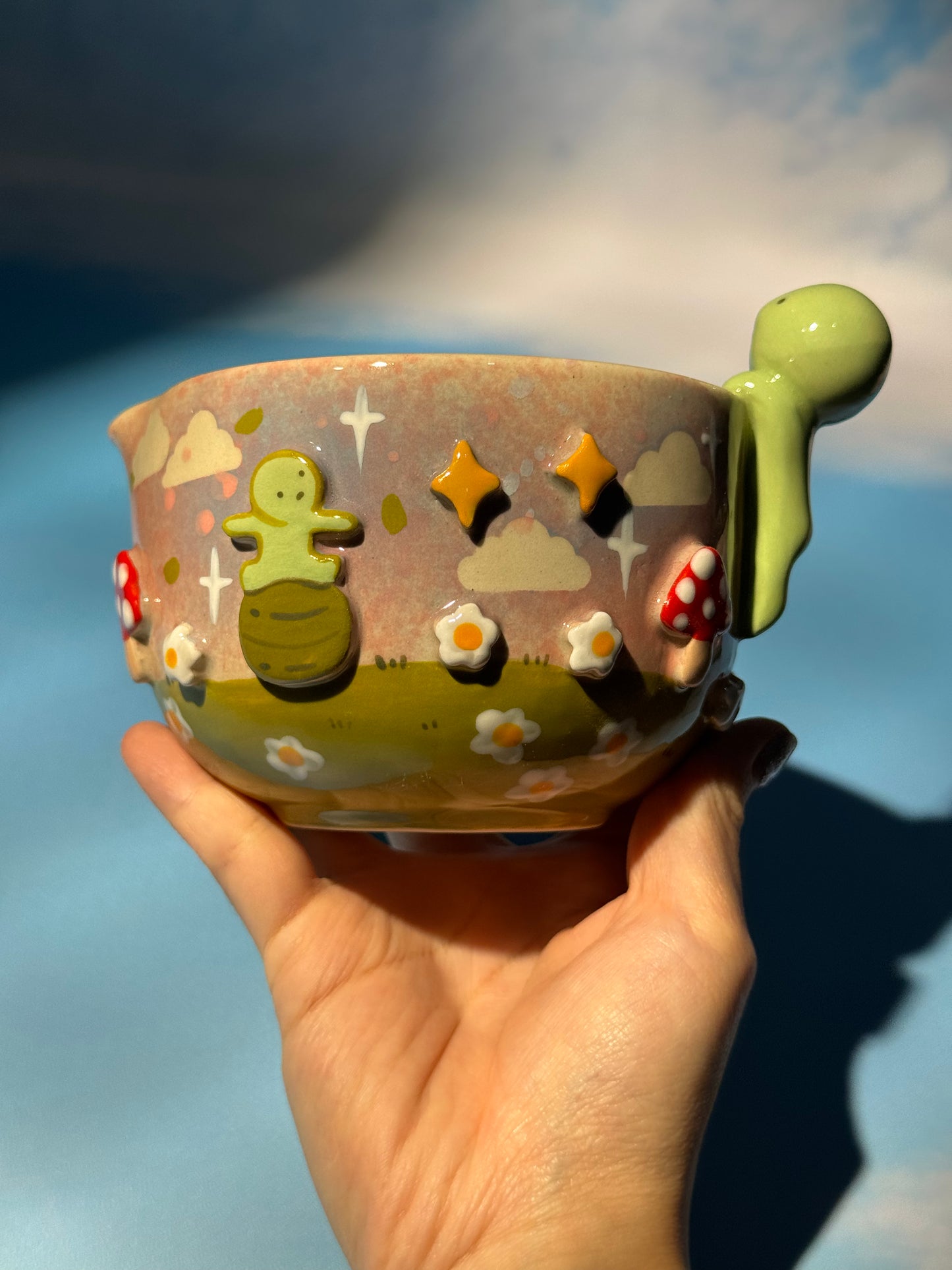 SMISKJ MUG + BOWL MUSHROOM SET 6