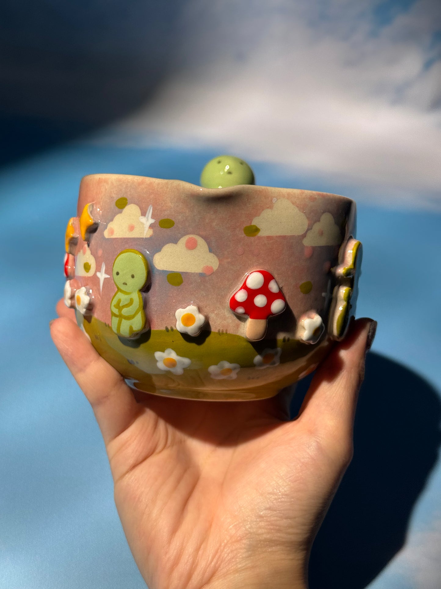 SMISKJ MUG + BOWL MUSHROOM SET 6