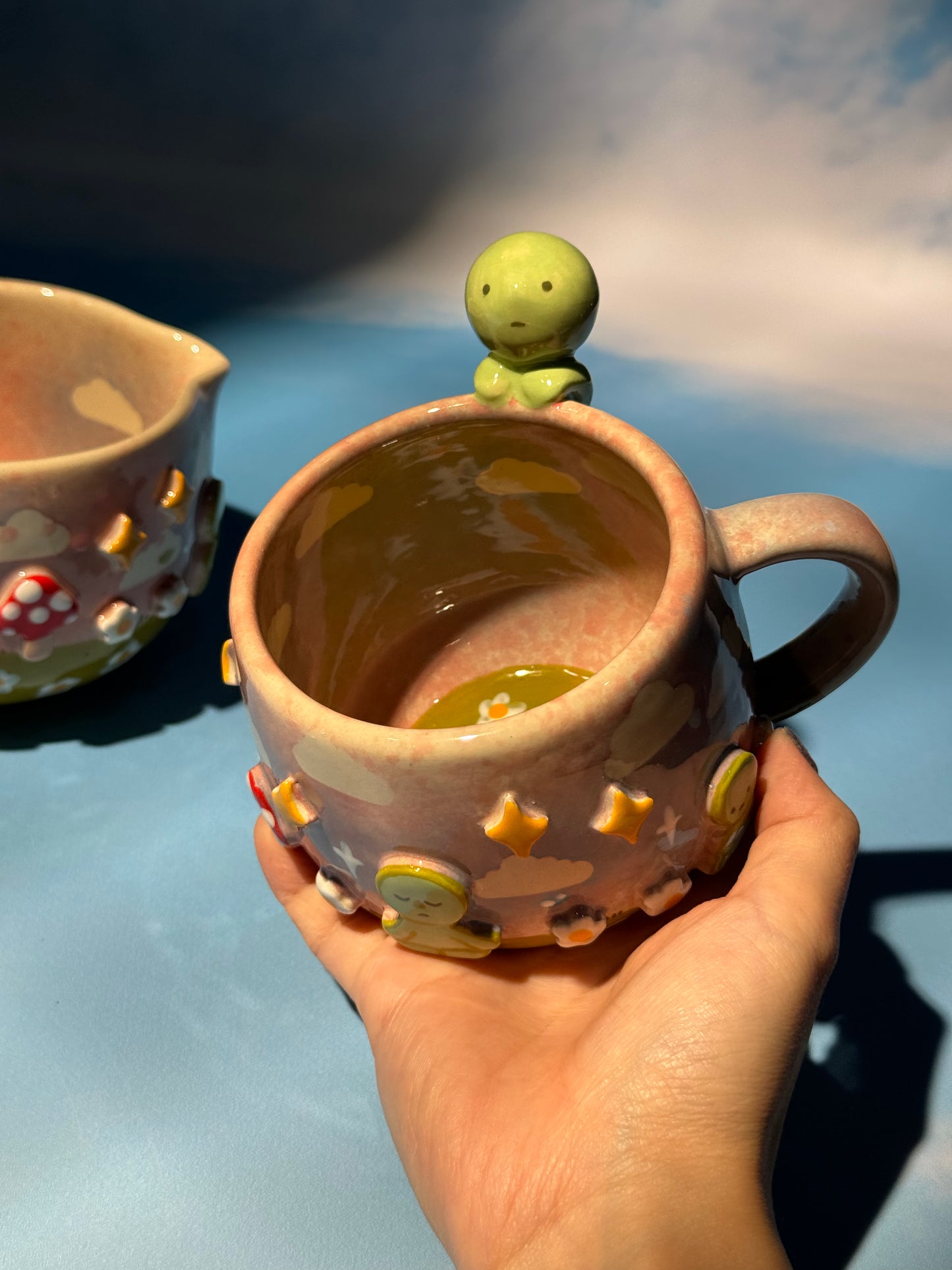 SMISKJ MUG + BOWL MUSHROOM SET 6