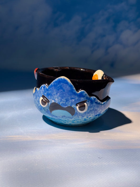 FIRE DEMON BOWL ONLY 1 (Blue Version)