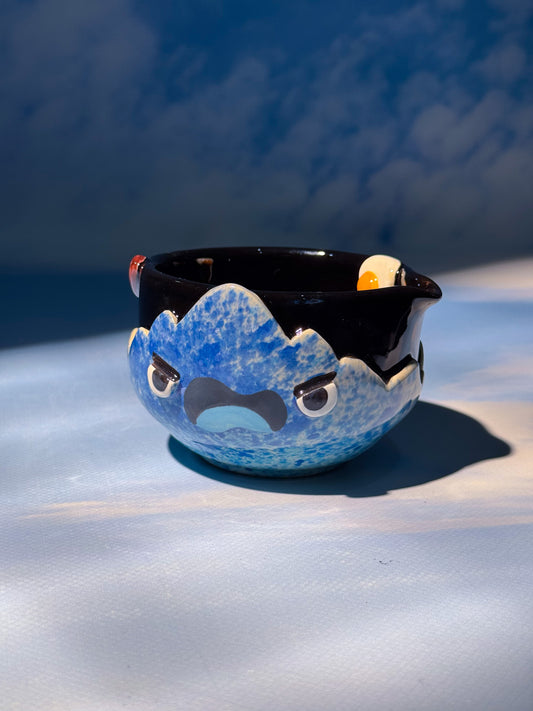 FIRE DEMON BOWL ONLY 5 (Blue Version)