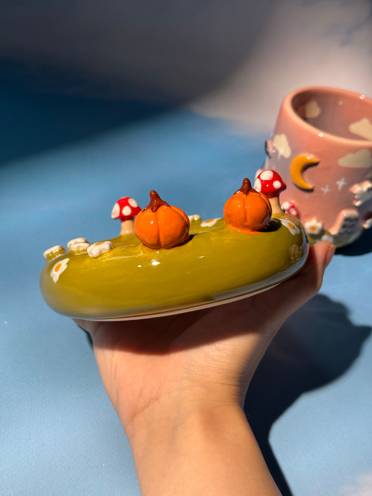 GHOSTY MUG SAUCER SET 3