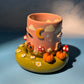 GHOSTY MUG SAUCER SET 4